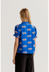 Compania Fantastica Compania Fantastica -  Ladybug Print Short Sleeve Blouse