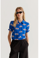 Compania Fantastica Compania Fantastica -  Ladybug Print Short Sleeve Blouse