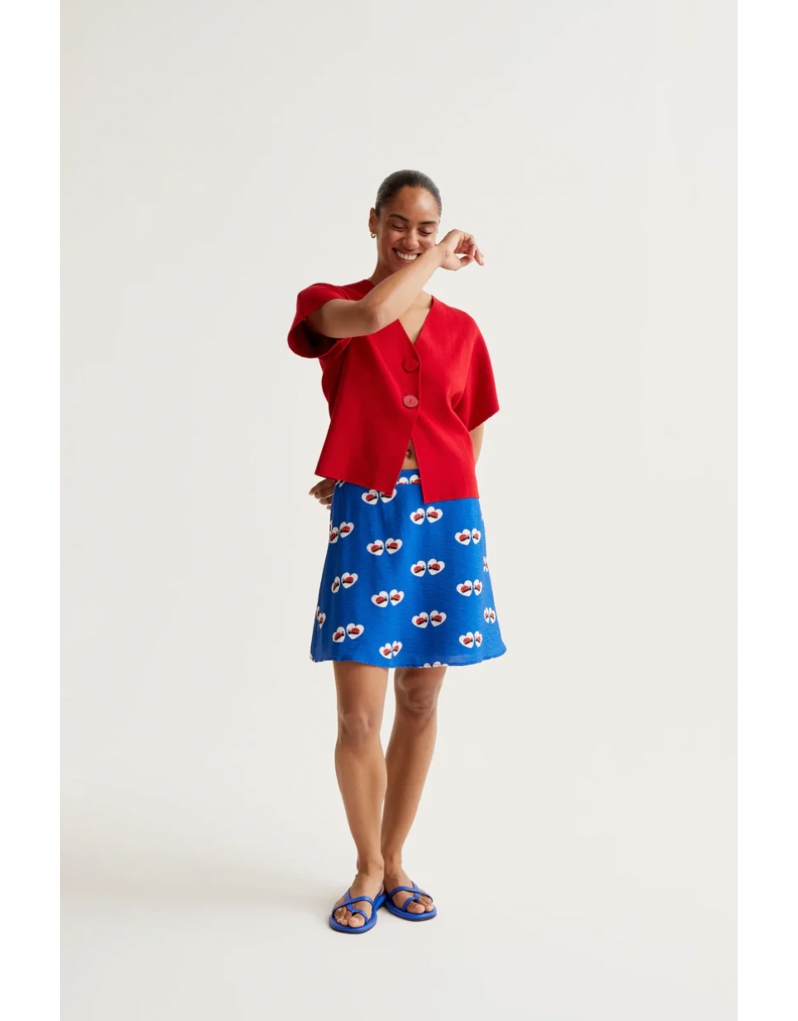 Compania Fantastica Compania Fantastica -  Ladybug Print Short Skirt