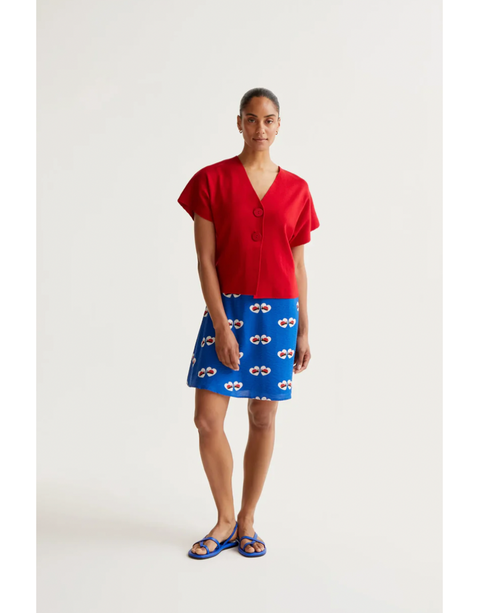 Compania Fantastica Compania Fantastica -  Ladybug Print Short Skirt