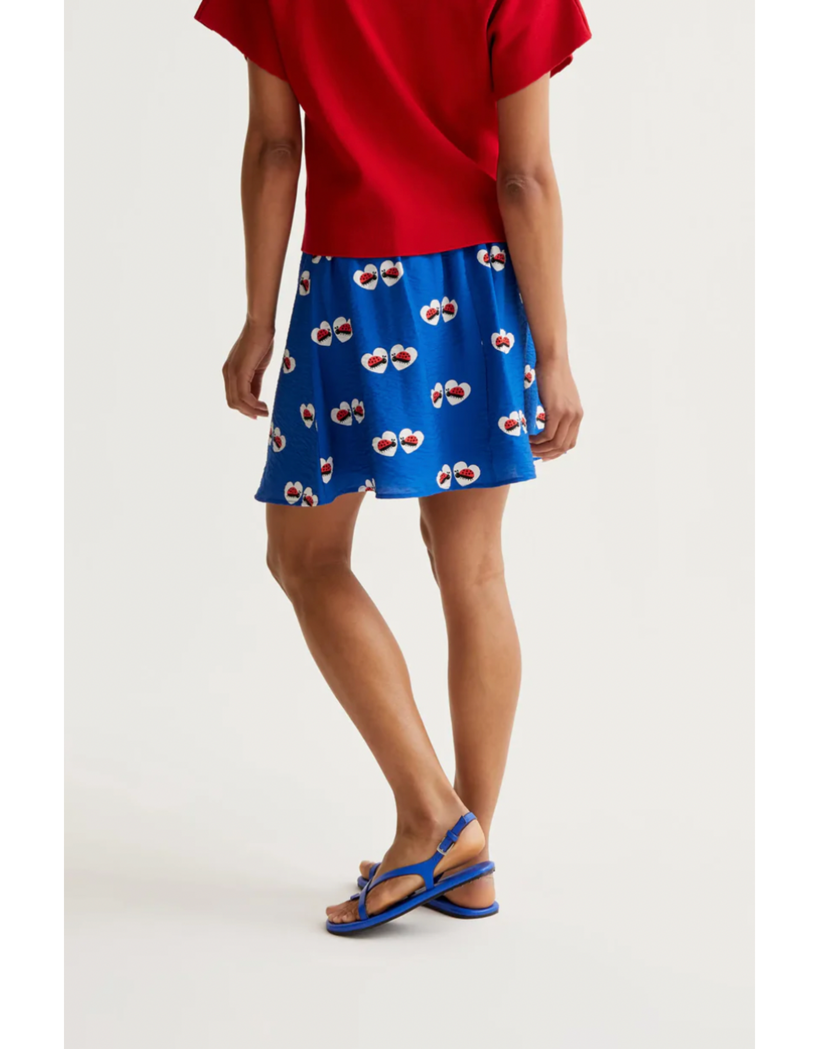 Compania Fantastica Compania Fantastica -  Ladybug Print Short Skirt
