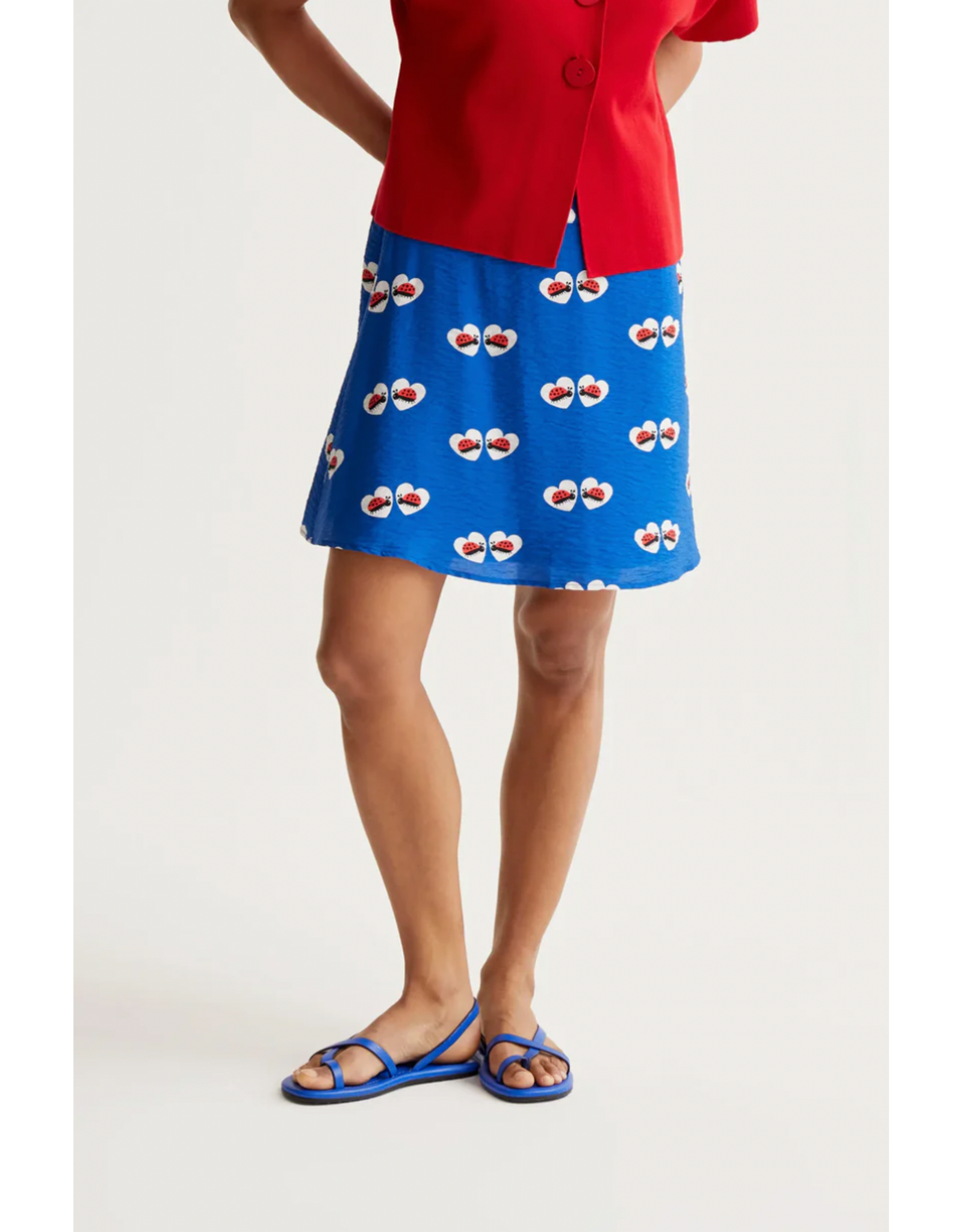 Compania Fantastica Compania Fantastica -  Ladybug Print Short Skirt