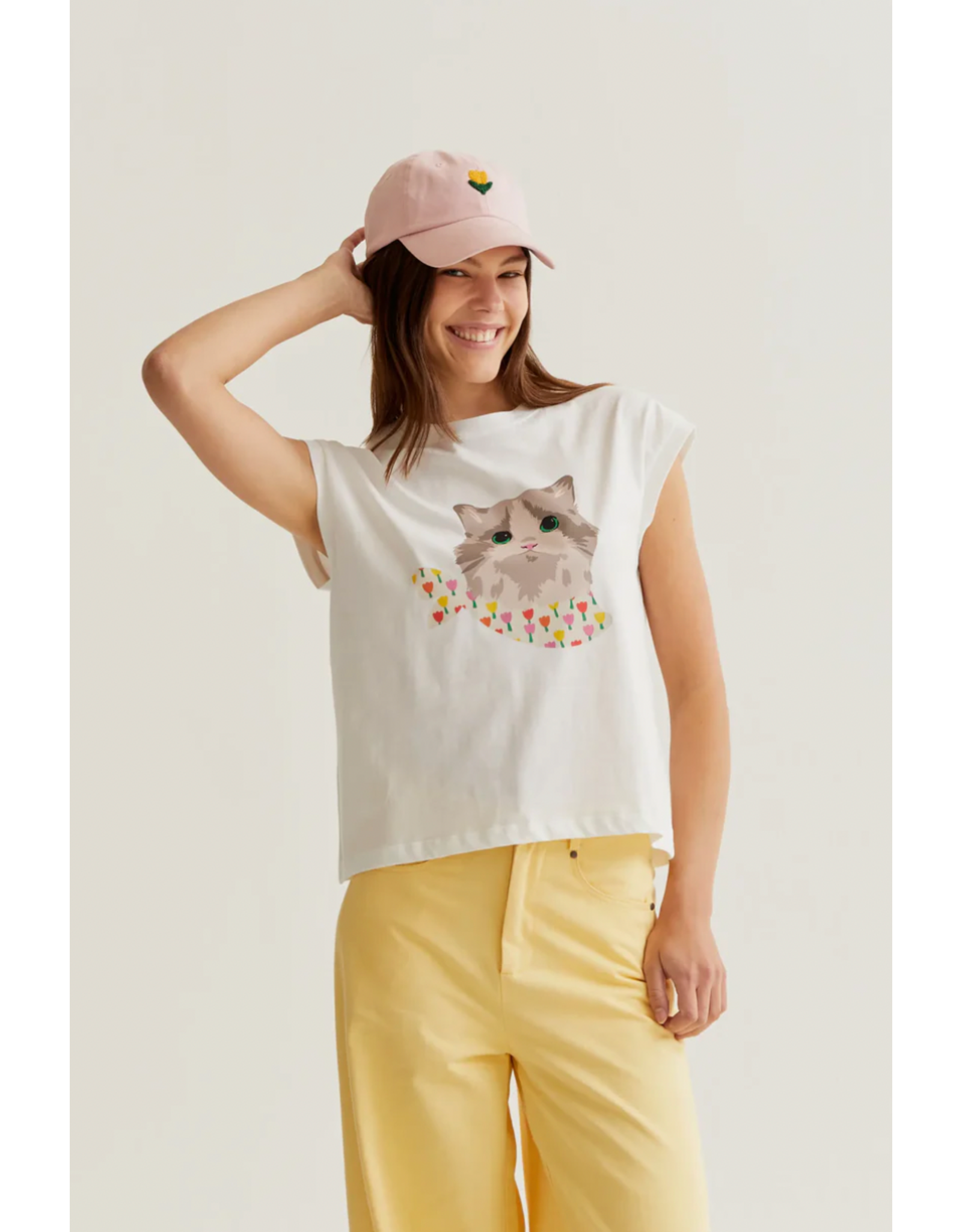 Compania Fantastica Compania Fantastica -  Cat Print Graphic Tee