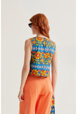 Compania Fantastica Compania Fantastica -  Sleeveless Top (Garden Print)