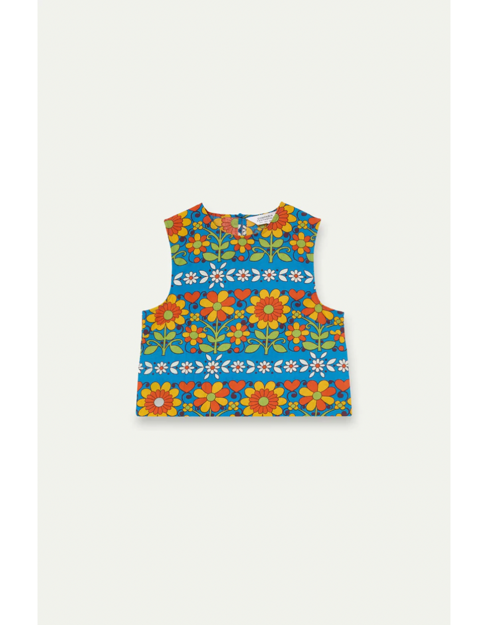 Compania Fantastica Compania Fantastica -  Sleeveless Top (Garden Print)