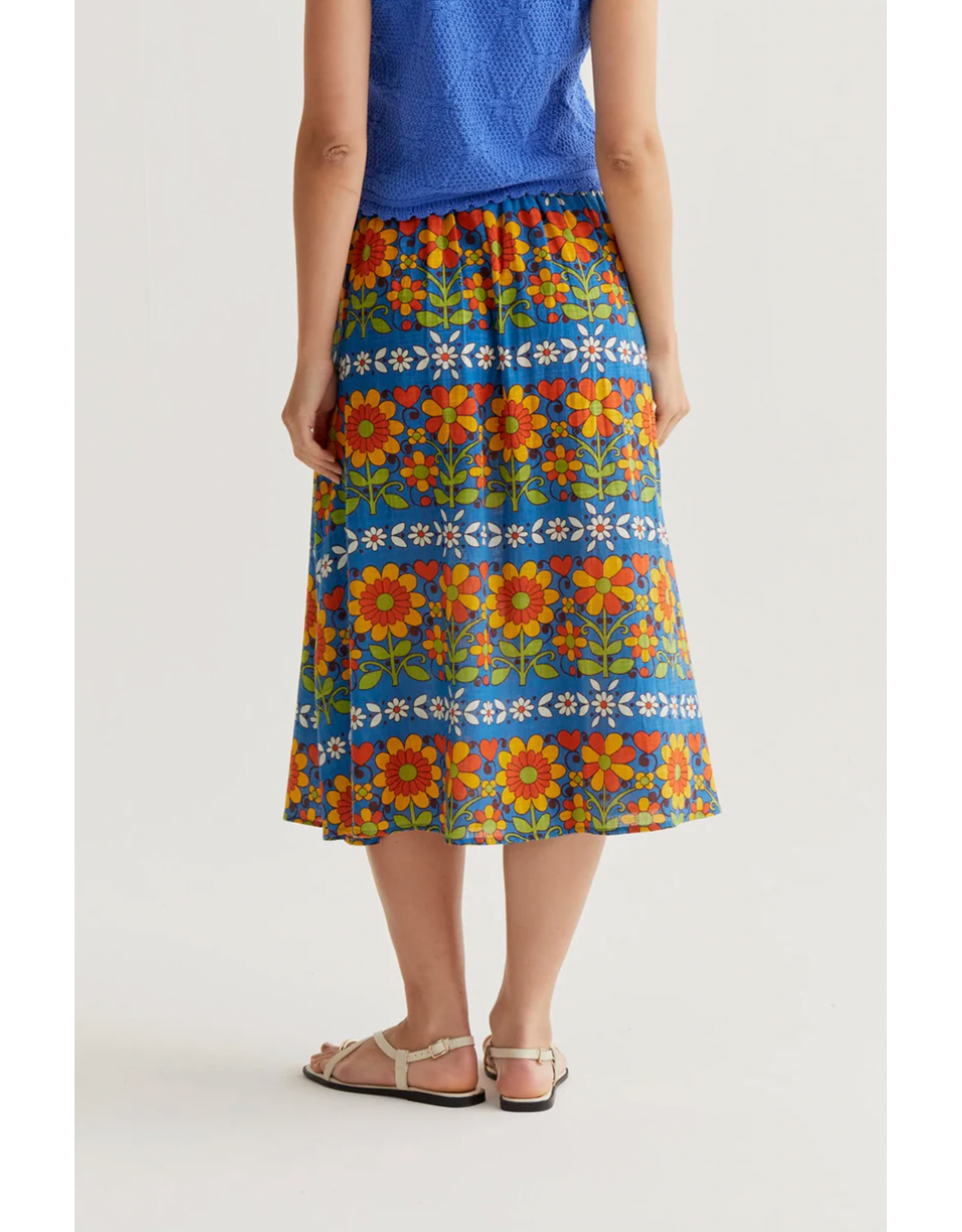 Compania Fantastica Compania Fantastica -  Midi Skirt (Garden Print)