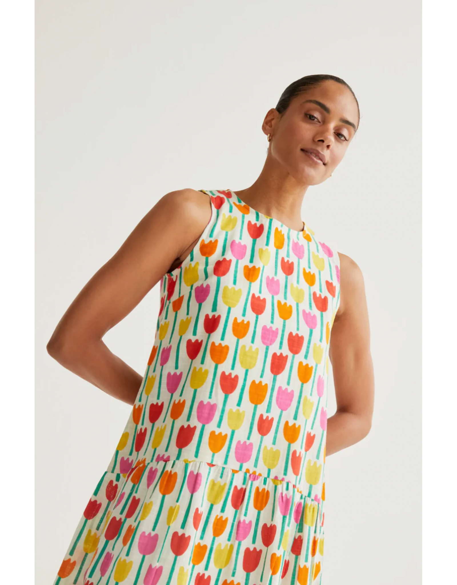 Compania Fantastica Compania Fantastica -  Tulip Print Short Dress