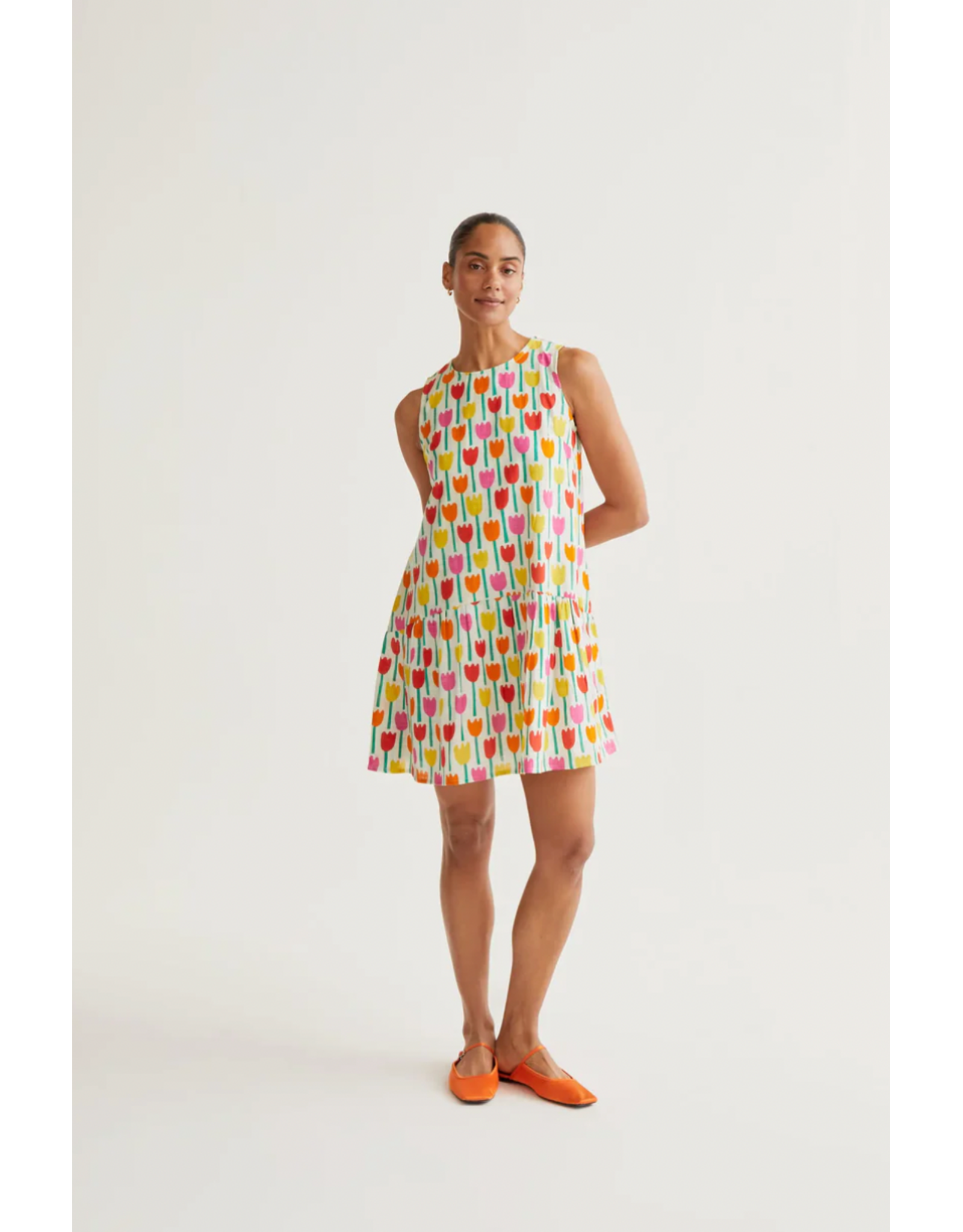 Compania Fantastica Compania Fantastica -  Tulip Print Short Dress