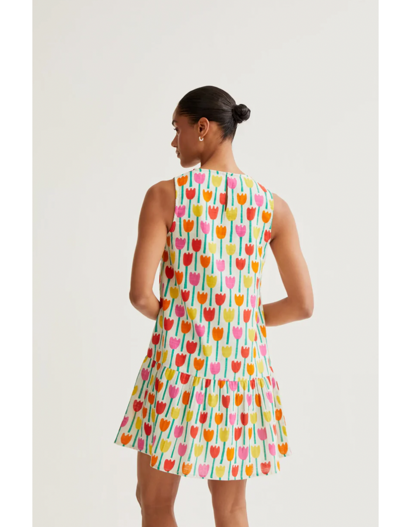 Compania Fantastica Compania Fantastica -  Tulip Print Short Dress