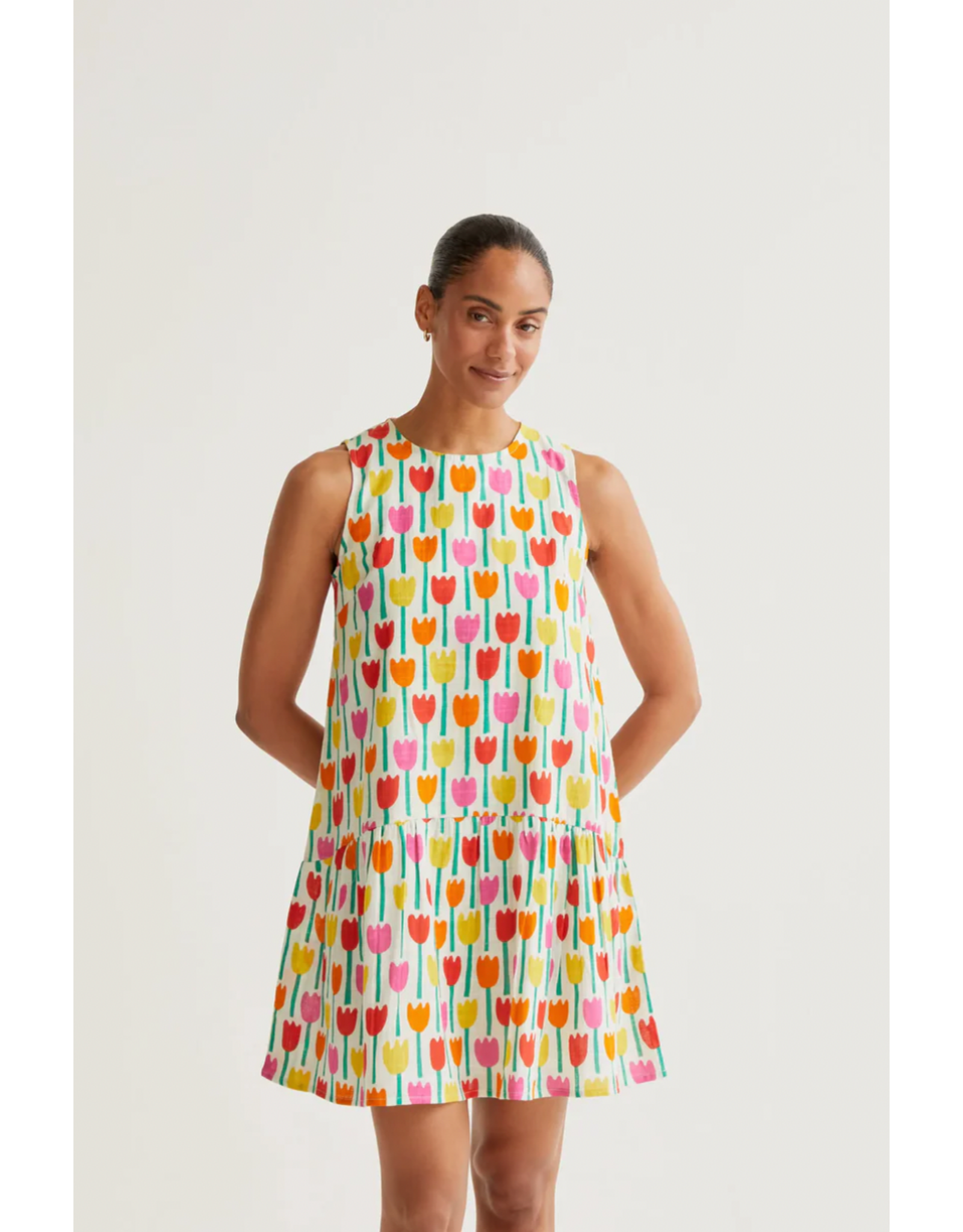 Compania Fantastica Compania Fantastica -  Tulip Print Short Dress