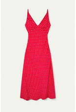 Compania Fantastica Compania Fantastica -  Polka Dot Print Long Dress (Red)