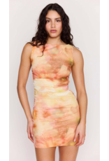 Mink Pink Mink Pink - Aria Mesh Mini Dress (Watercolour Floral)