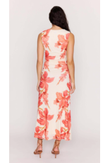 Mink Pink Mink Pink - Isla Mesh Midi Dress (Peach Hibiscus)