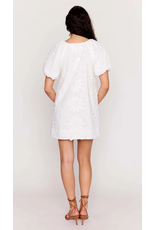 Mink Pink Mink Pink - Alessia Smocked Mini Dress (White)
