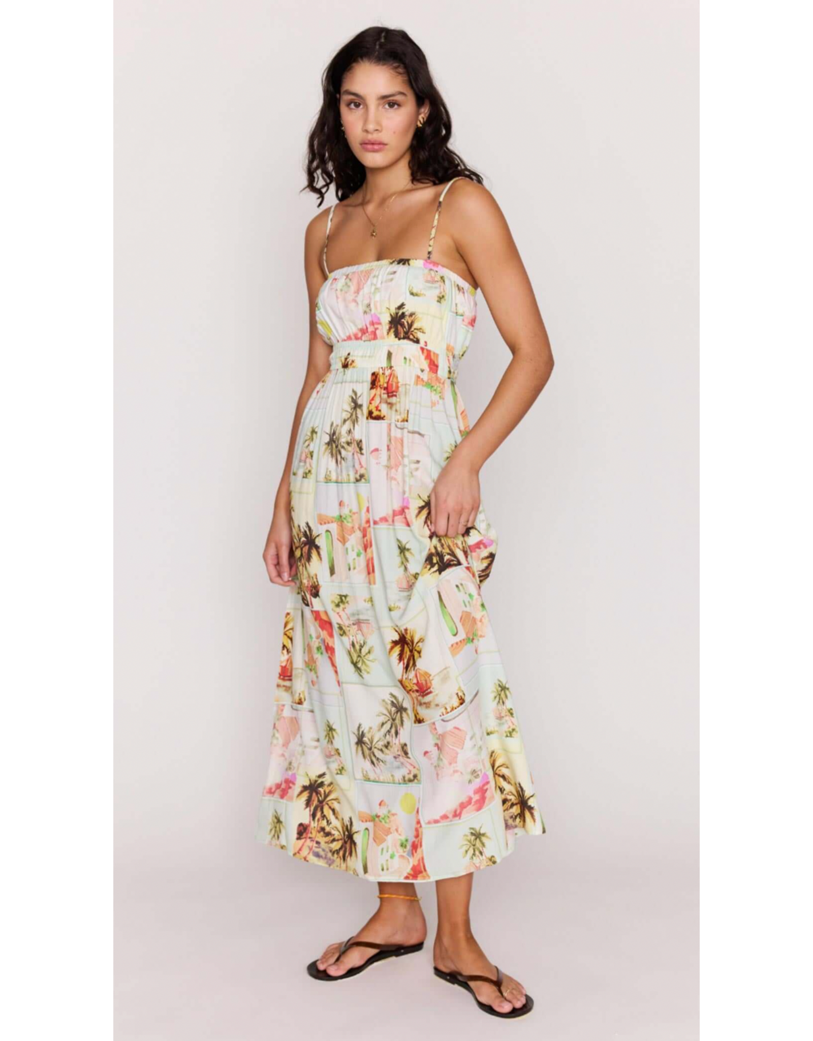 Mink Pink Mink Pink - Dolce Midi Sundress (Postcard)