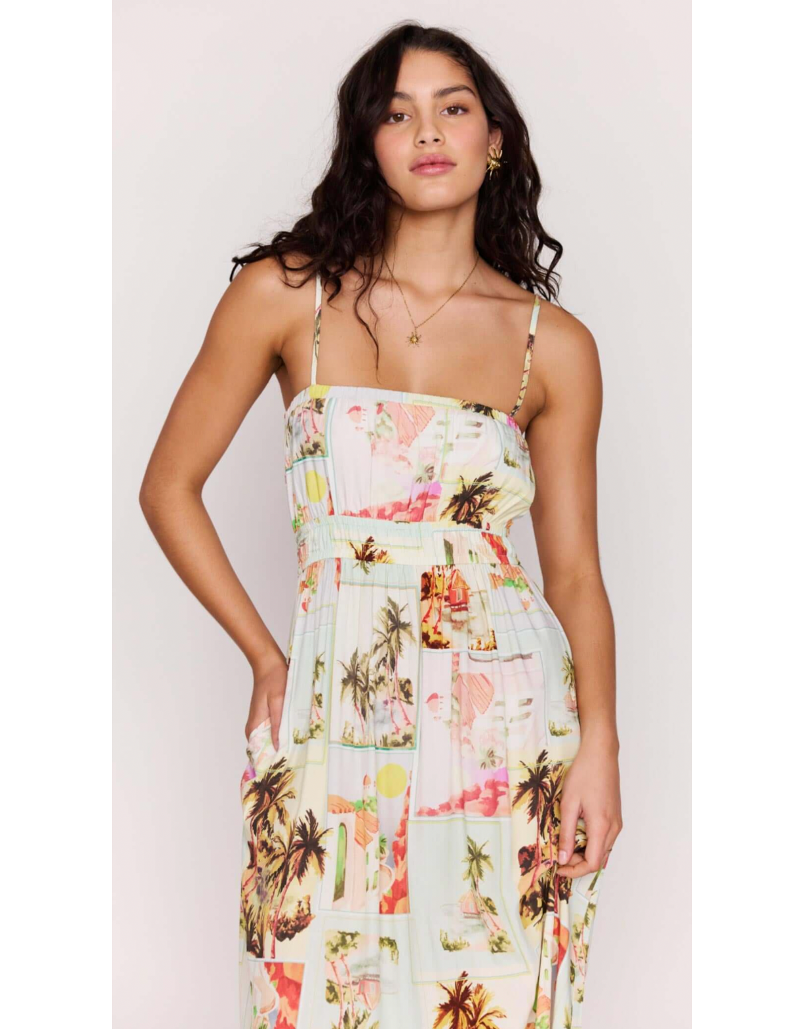 Mink Pink Mink Pink - Dolce Midi Sundress (Postcard)
