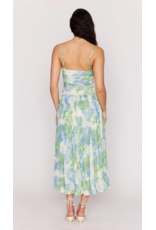 Mink Pink Mink Pink - Carrie Mesh Maxi Dress (Watercolour Floral)