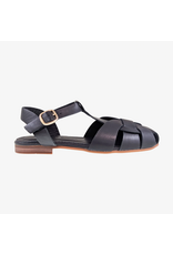 Ateliers Ateliers - Sinela Leather Fisherman Sandal (Black)