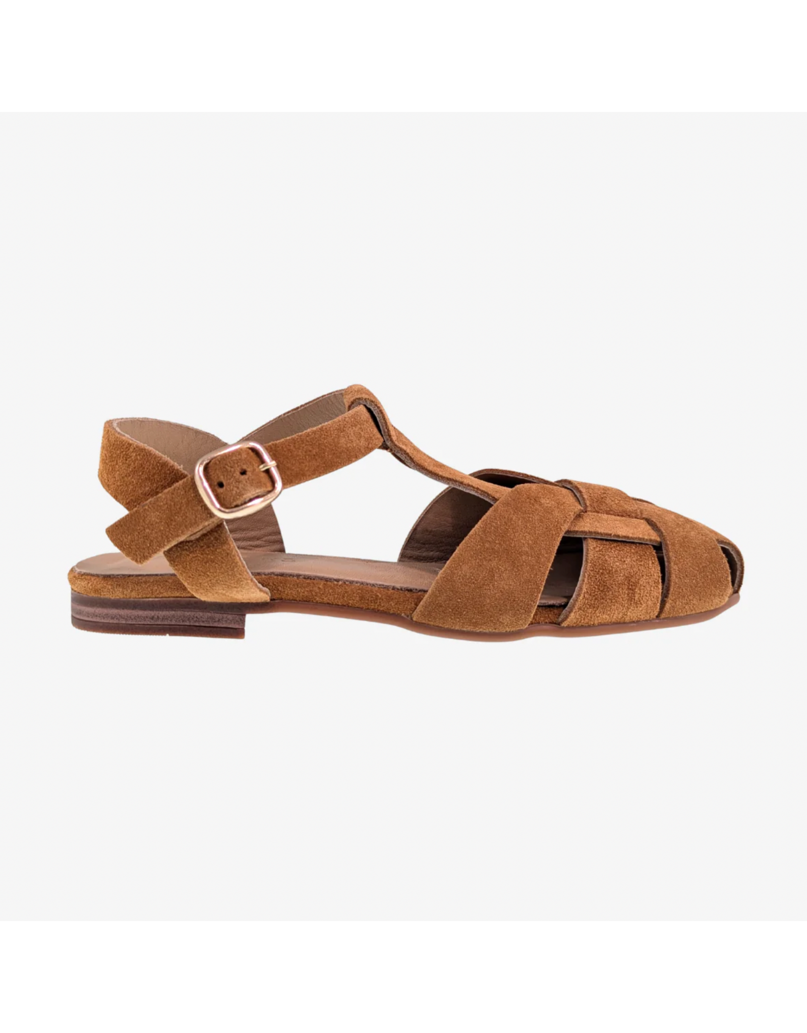 Ateliers Ateliers - Sinela Suede Fisherman Sandal (Tan)