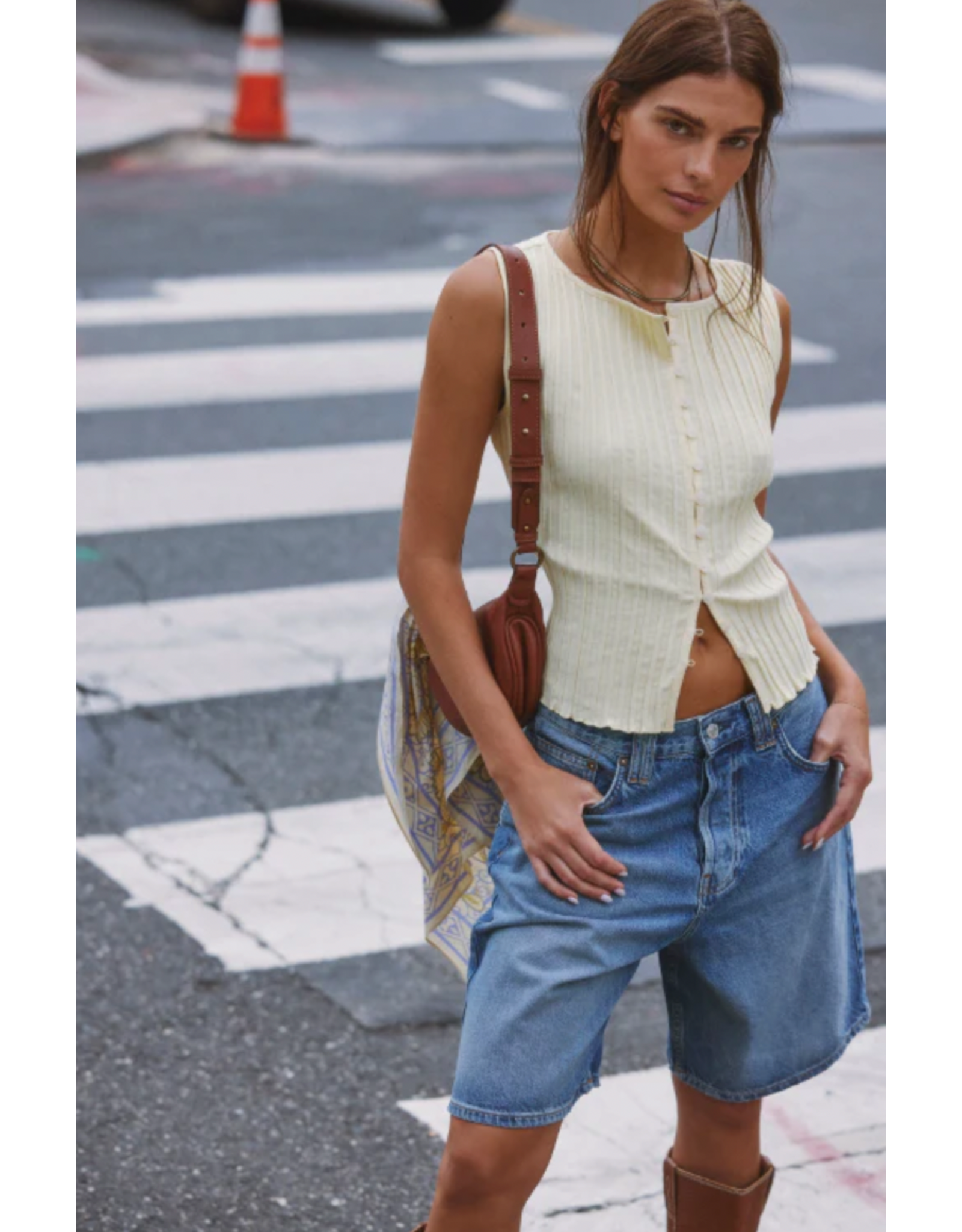 Free people Free People - Tilly Vest (Mellow Yellow)