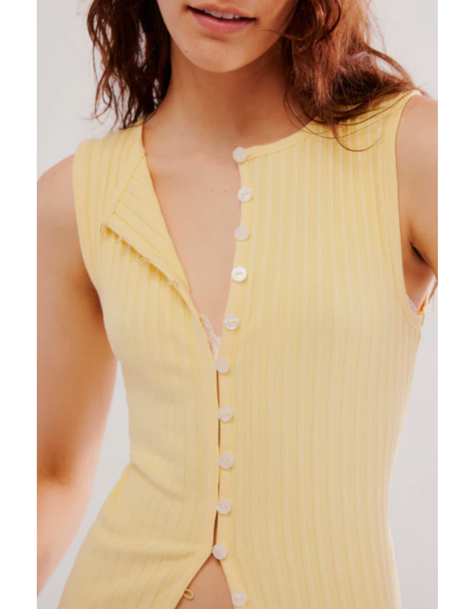 Free people Free People - Tilly Vest (Mellow Yellow)