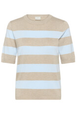 Kaffe Kaffe - Lizza stripe (Feather / Light Blue)
