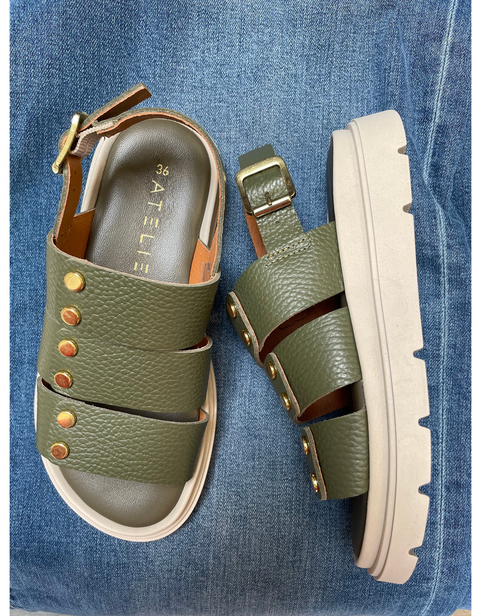 Ateliers Ateliers - Cape Platform Sandal (Khaki)