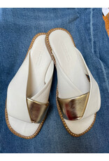 Ateliers Ateliers - Fausto Leather Slide (White)