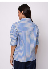 RD Style RD Style - Kerwin Crop Long Sleeve Shirt (Slate Blue)