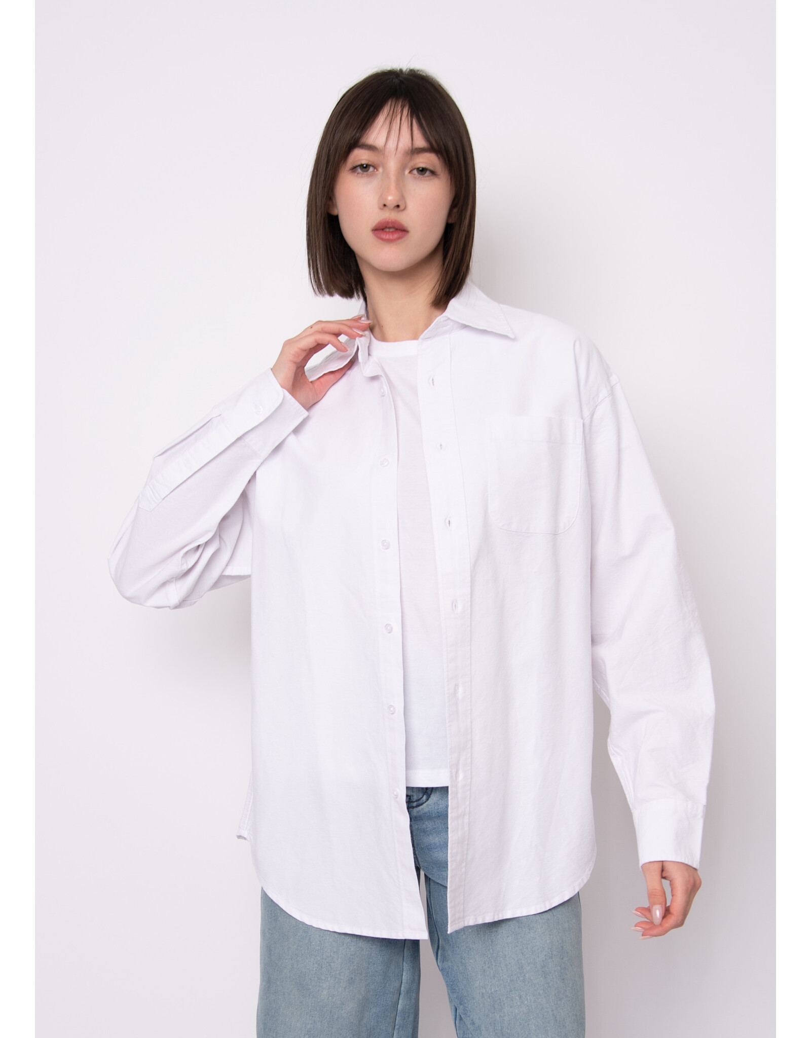 RD Style RD Style - Padme Oxford Long Sleeve Shirt  (White)