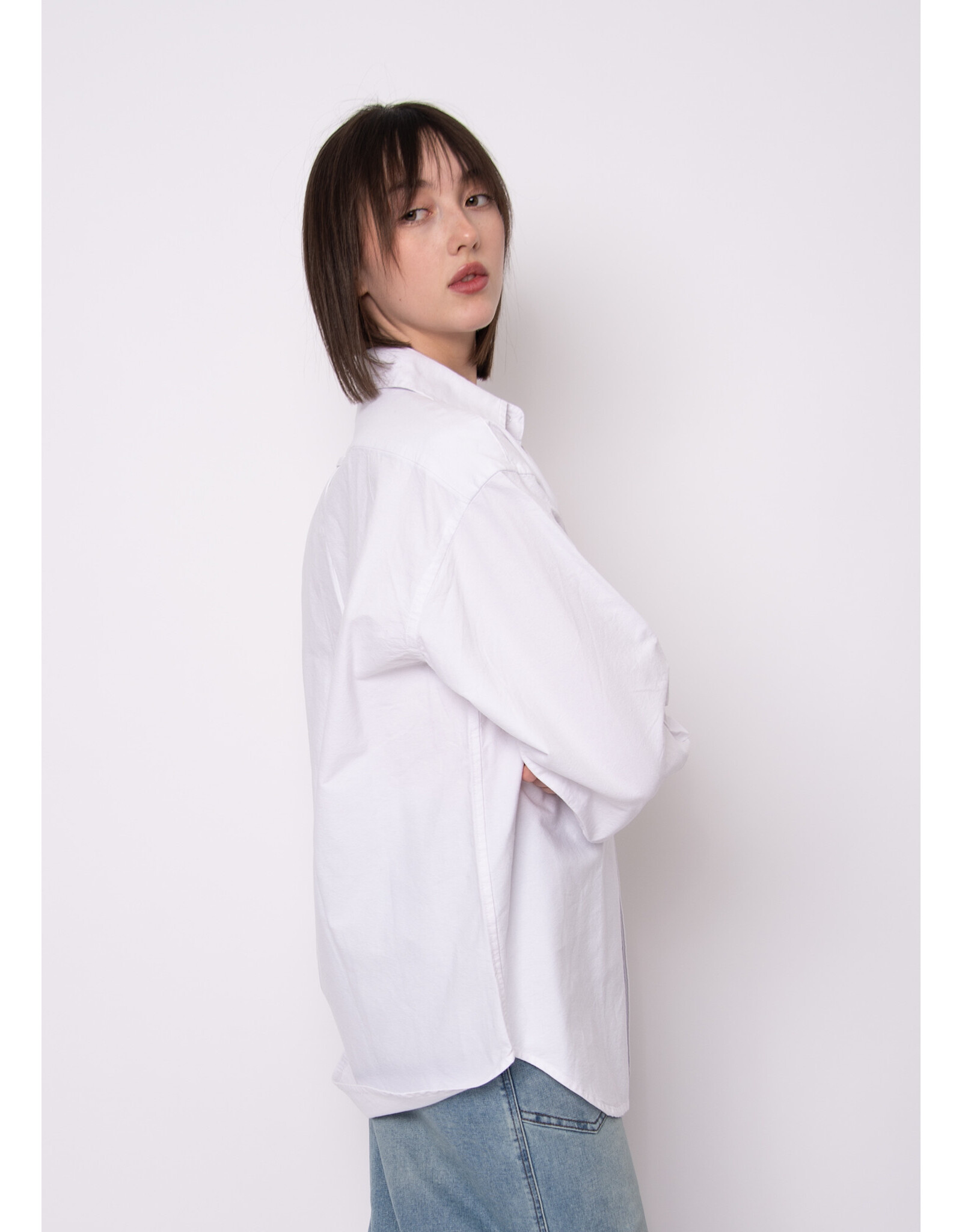 RD Style RD Style - Padme Oxford Long Sleeve Shirt  (White)