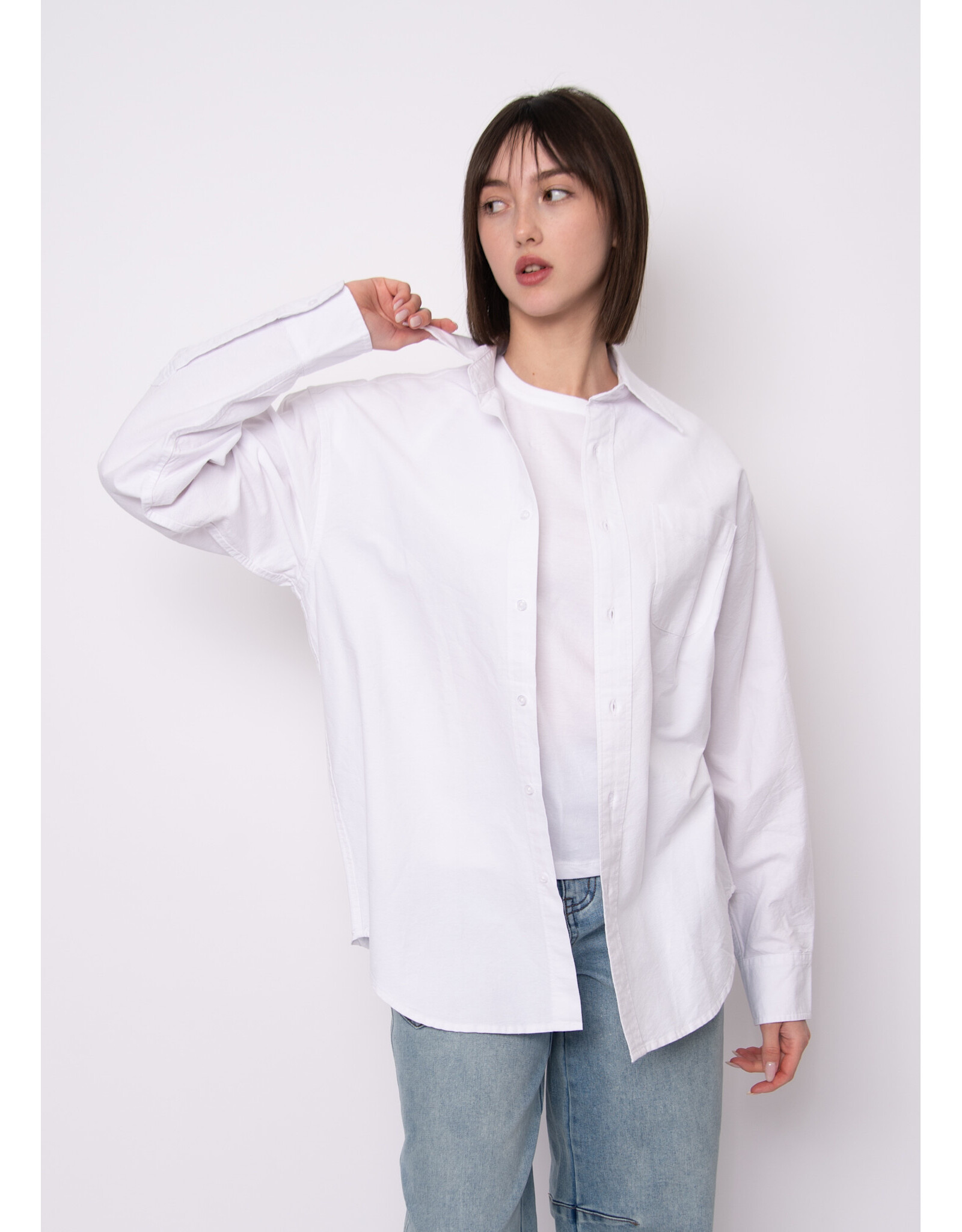RD Style RD Style - Padme Oxford Long Sleeve Shirt  (White)