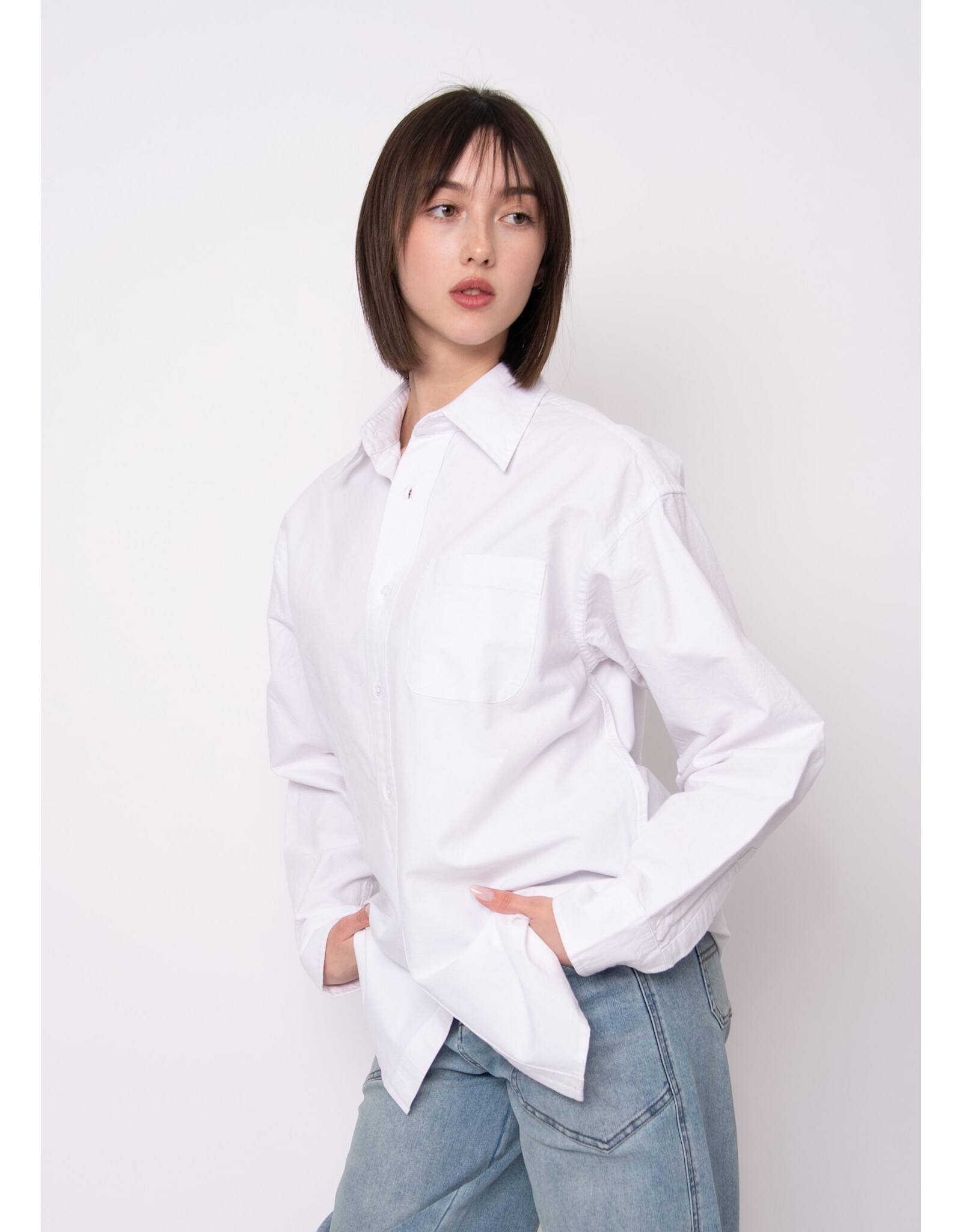 RD Style RD Style - Padme Oxford Long Sleeve Shirt  (White)