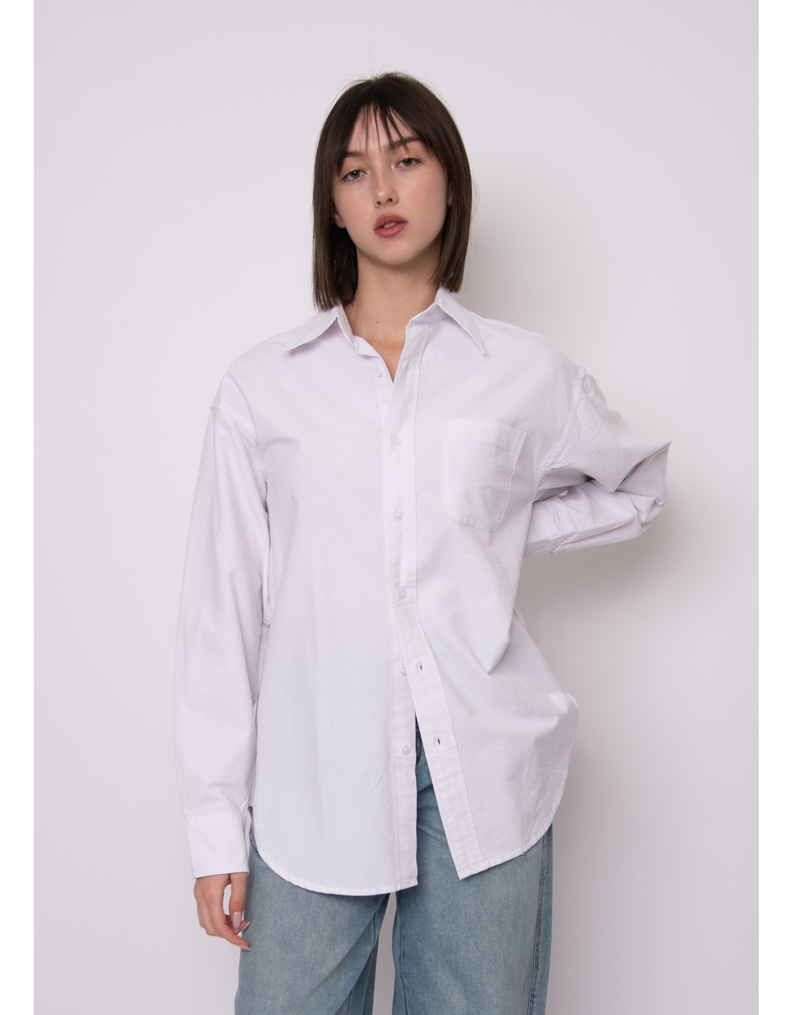RD Style RD Style - Padme Oxford Long Sleeve Shirt  (White)