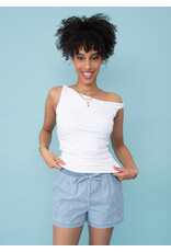RD Style RD Style - Charlotte Ruched Tank (White)