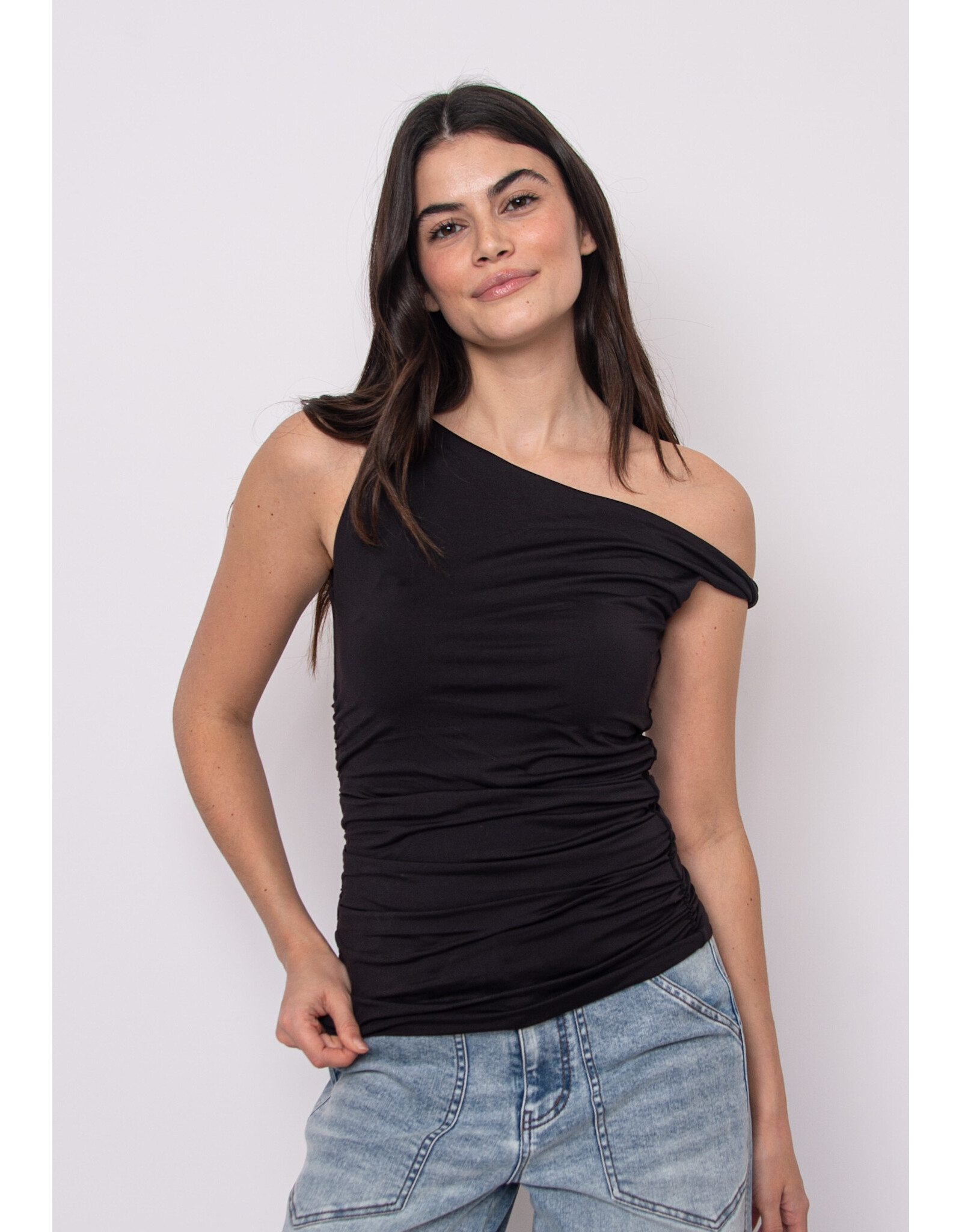 RD Style RD Style - Charlotte Ruched Tank (Black)