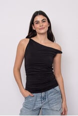 RD Style RD Style - Charlotte Ruched Tank (Black)