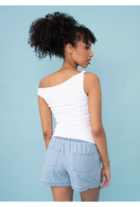 RD Style RD Style - Charlotte Ruched Tank (White)