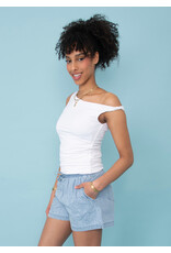 RD Style RD Style - Charlotte Ruched Tank (White)