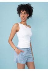 RD Style RD Style - Charlotte Ruched Tank (White)