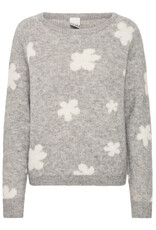 ICHI ICHI - Kamara Pullover (Grey / White Daisy)