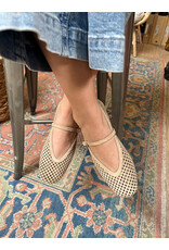 Ateliers Ateliers - Sian Perforated Mary-Jane Flat (Sand)