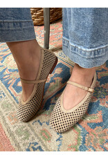 Ateliers Ateliers - Sian Perforated Mary-Jane Flat (Sand)