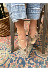 Ateliers Ateliers - Sian Perforated Mary-Jane Flat (Sand)