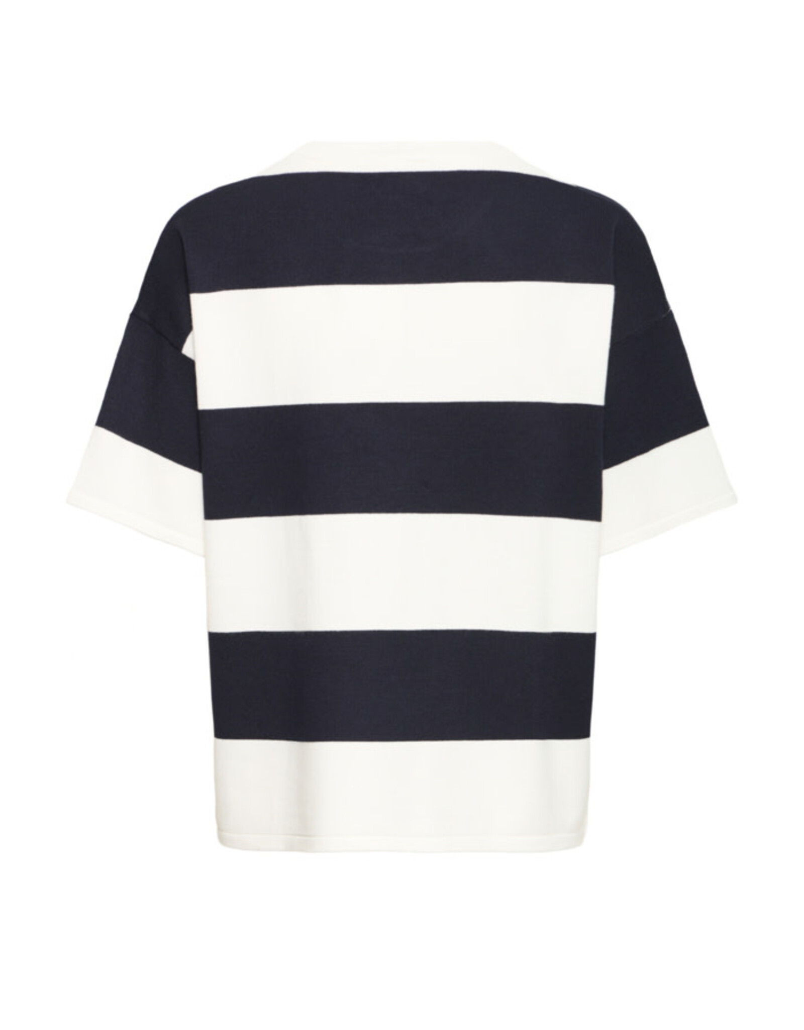 ICHI ICHI - Luls Wide Stripe Pullover (Off White / Navy)