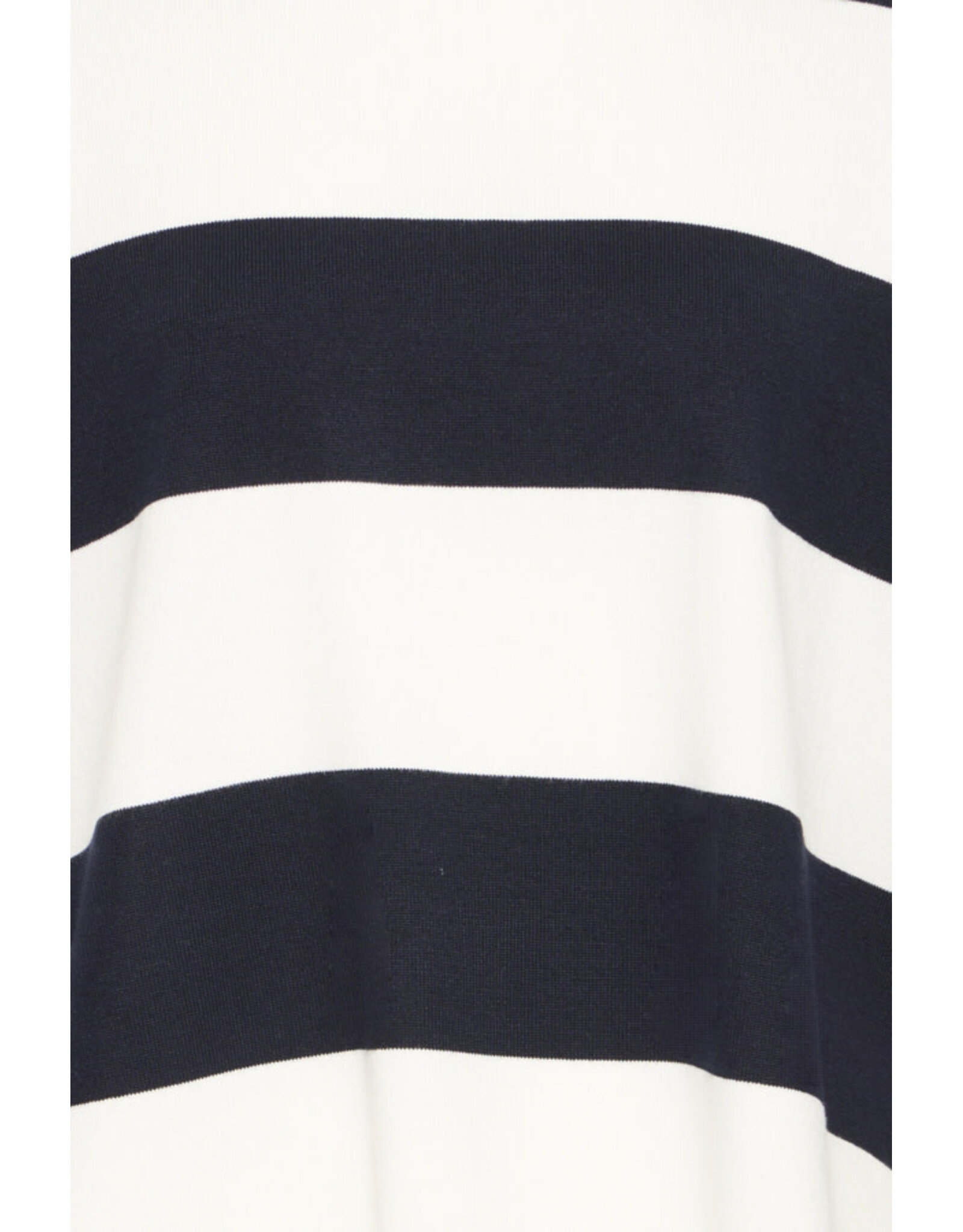 ICHI ICHI - Luls Wide Stripe Pullover (Off White / Navy)