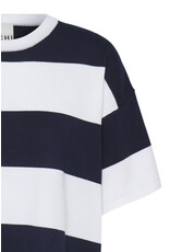 ICHI ICHI - Luls Wide Stripe Pullover (Off White / Navy)