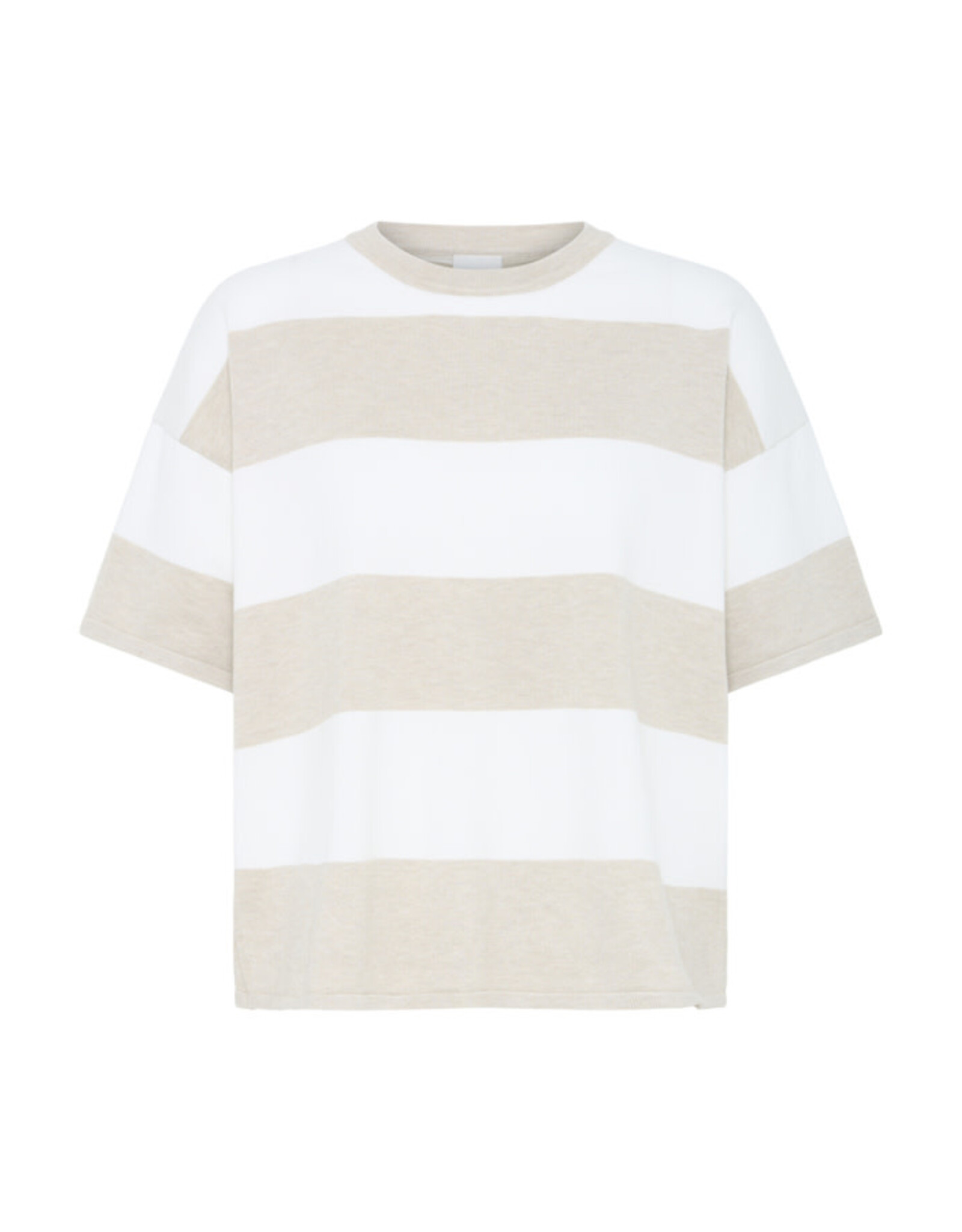 ICHI ICHI - Luls Wide Stripe Pullover (Off White / Oatmeal)