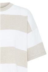ICHI ICHI - Luls Wide Stripe Pullover (Off White / Oatmeal)