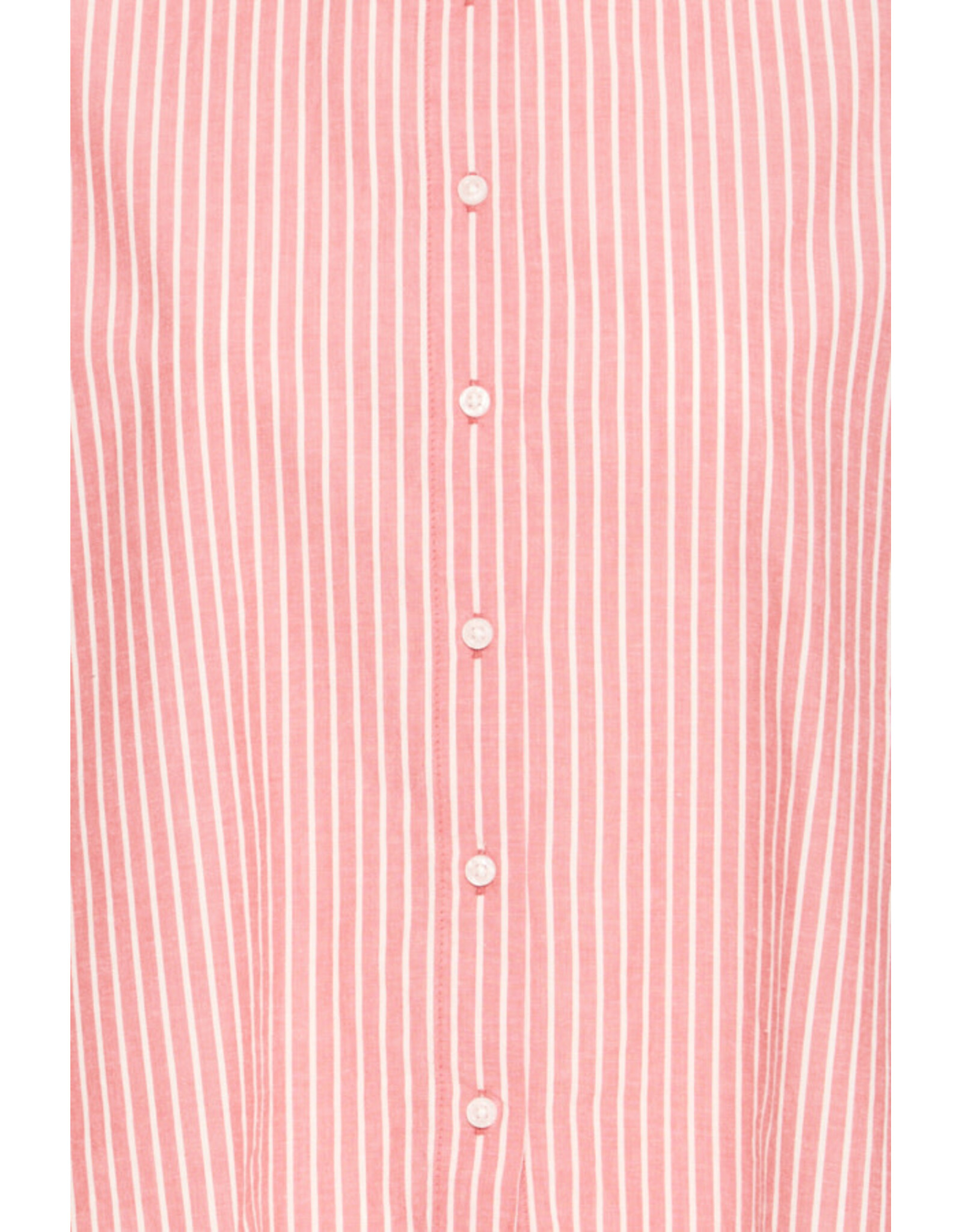 ICHI ICHI - Giley Striped Button Up (Birch / Pink)
